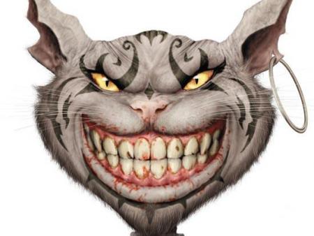 Tête de chat évil